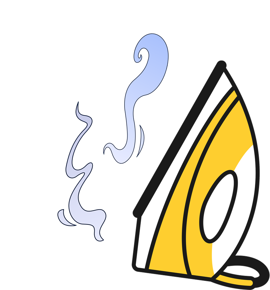 Steam Ironing Icon